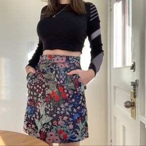 Frank & Oak Jacquard Skirt